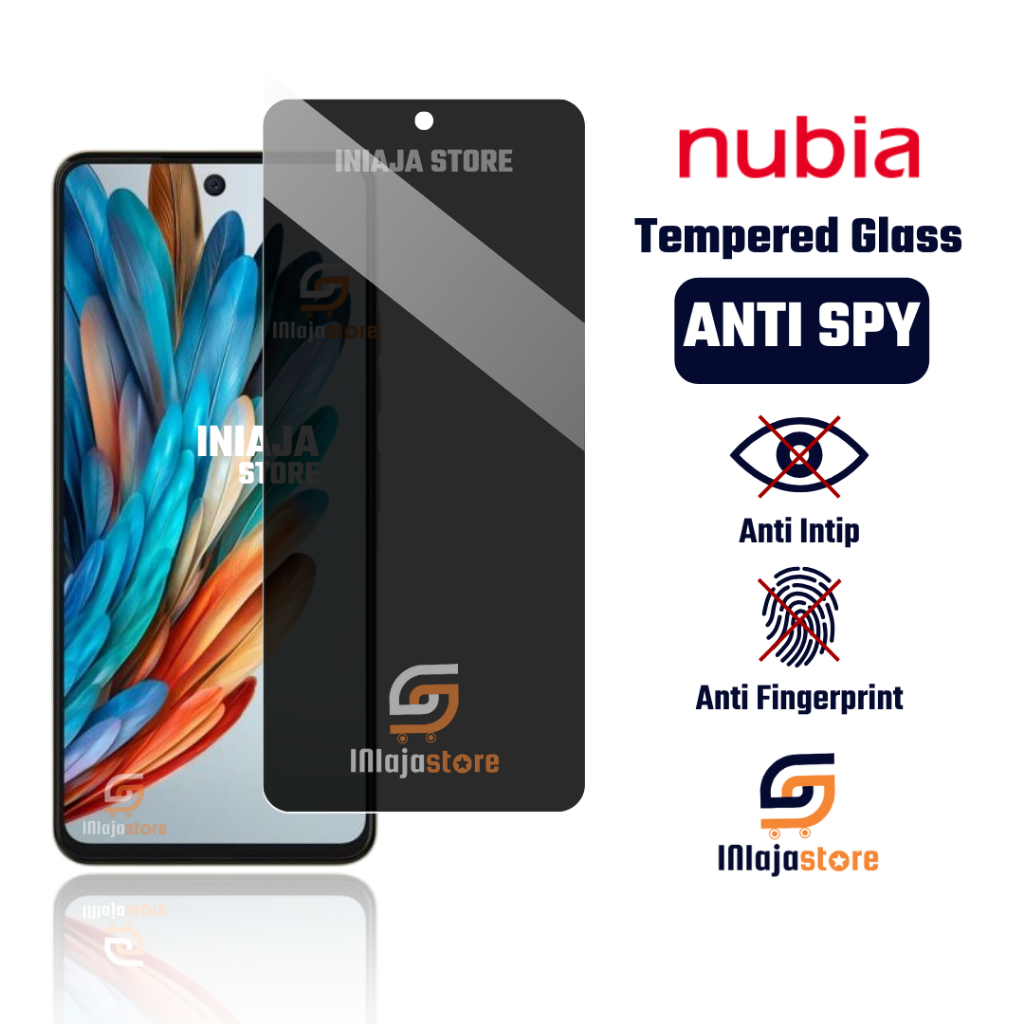 LAYARกระจกนิรภัยป้องกันSpy ZTE nubia A56 A36 V80 Max V80 Design V70 Max V70 Design V70 NFC V60 Desig