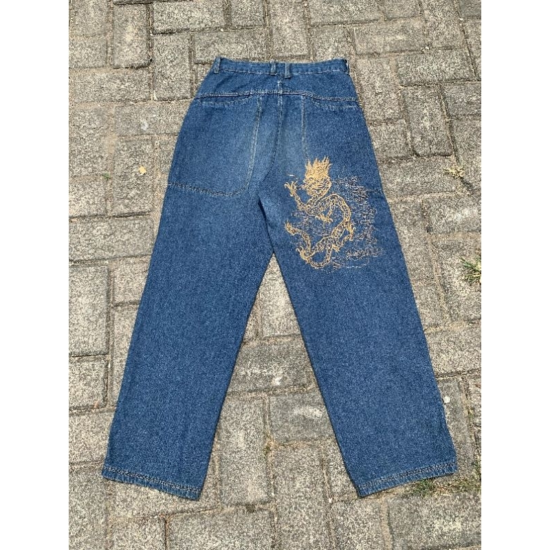 BAGGY JEANS DRAGON Y2K ไม่ใช่ JNCO SOHK DOGTOWN
