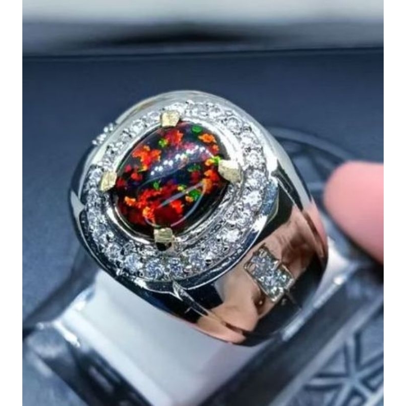 แหวนผู้ชาย Super garong kalimaya stone