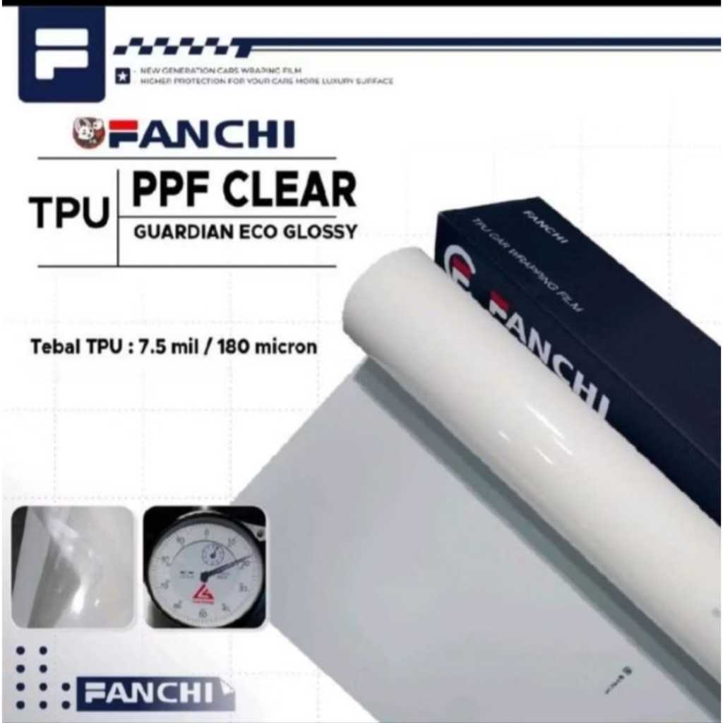 50 ซม. FANCHI PPF TPU Clear Guardian Eco Glossy ppf มอเตอร์กว้าง 50 ซม./เมตร