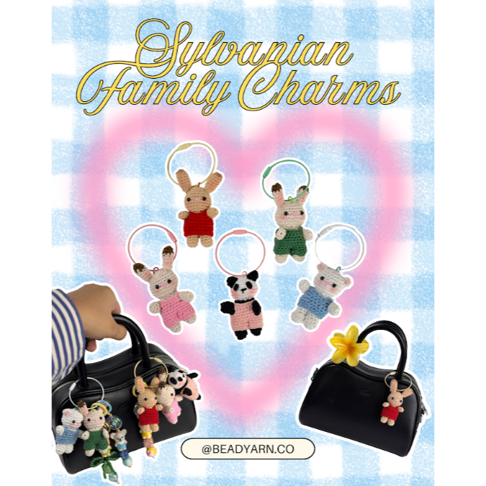 SYLVANIAN FAMILY CHARMS/KNITTED SYLVANIAN CHARACTER SWETER SWETER