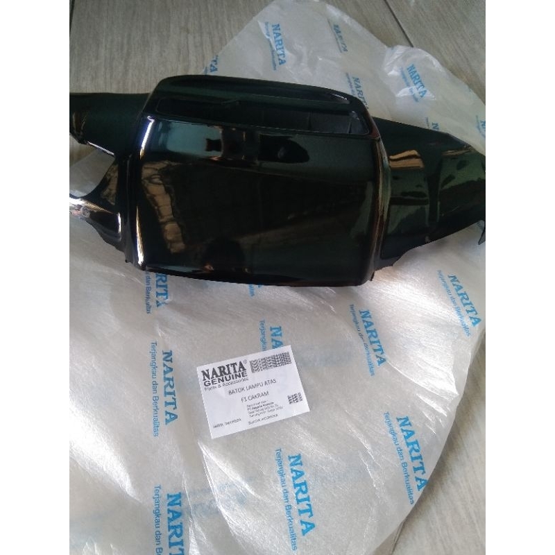 ครอบหน้า Yamaha Force One fos1 ครอบท็อป Yamaha Force One สีดําเงา