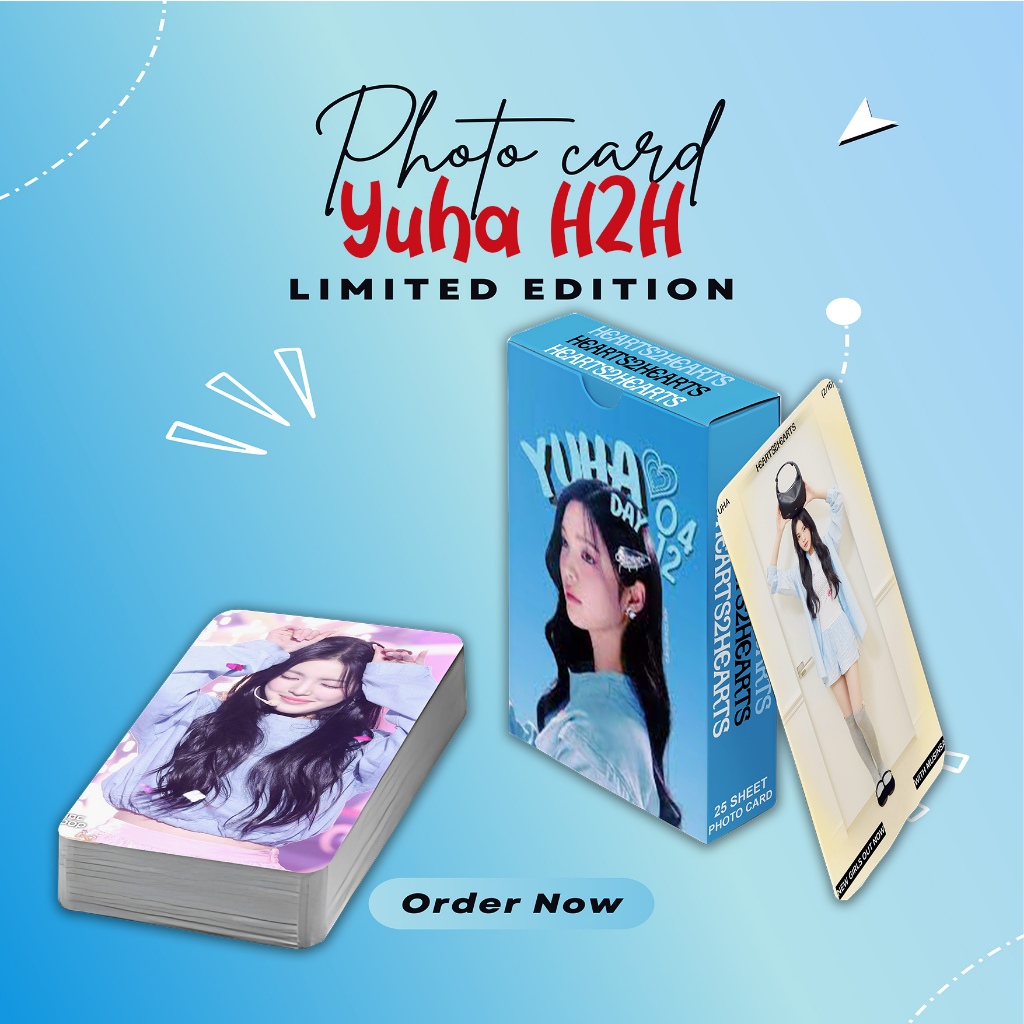 ชุดโฟโต้การ์ด YUHA HEART 2 HEART PREMIUM 25 แผ่น ฟรีกล่อง