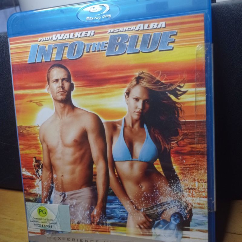 Bluray blu-ray bd เดิมเข้าไปในสีน้ําเงิน Jessica Alba