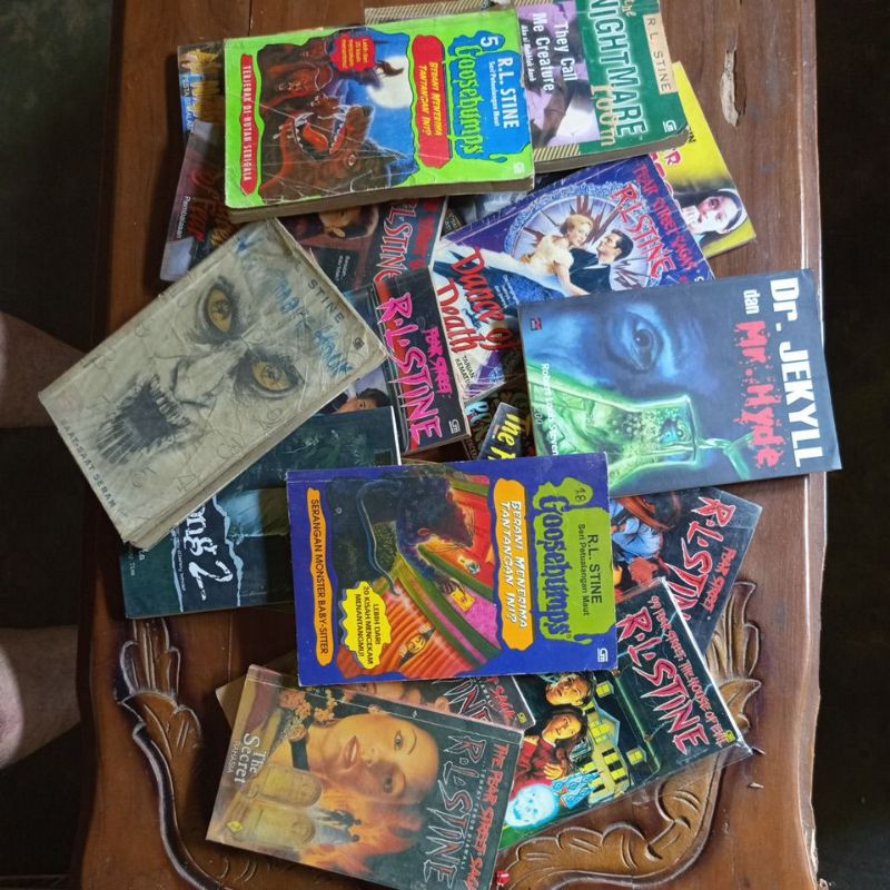 สยองขวัญ Goosebumps Fear Street RL Mystery Novel อินโดนีเซีย Stine