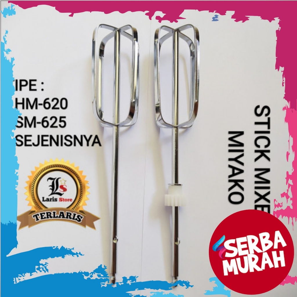 Miyako Stick Mixer Stick Mixer คู่ HM / SM 620 650 สแตนเลสหนา