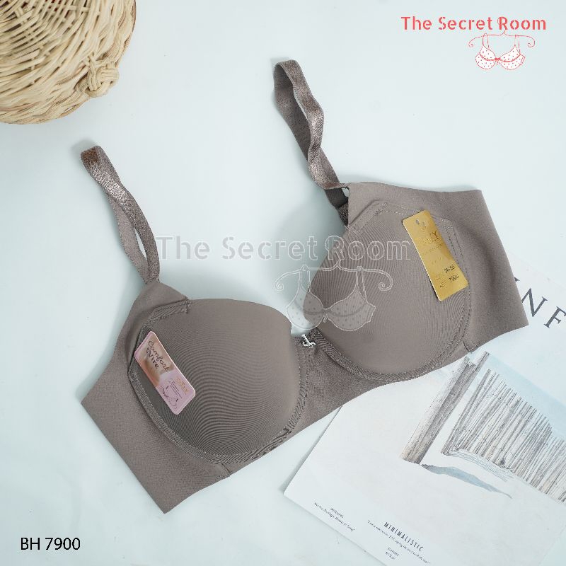TALLY BRA BH 7900 I CUP C/D I พร้อมสายไฟ I THIN FOAM I SEAMLESS ANTI-TRACE BRA I HOOK 3 I ขนาด 34-36