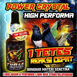 Power Crystal Omega Plus 20 ml Vitamin Gacor Murai Kacer Kenari Pengeras Suara Agar Suara Mengkristal Booster Murai Batu Juara Obat Penggacor Burung Lomba Harian Doping Durasi Birahi Konslet Booster Kacer Murai Batu Jalak Suren Pleci Kolibri Kenari