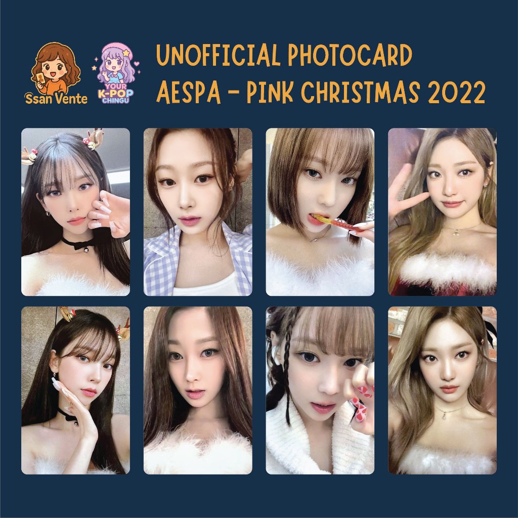 [รูปถ่ายอย่างเป็นทางการ] AESPA - PINK CHRISTMAS 2022