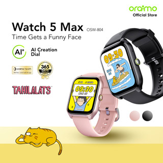 oraimo x Tahilalats Smartwatch Watch 5 Max OSW-804 Large Screen 2.01'' Jam Tangan Bluetooth With AI Dial 100+ Mode Olahraga Sport Waterproof IP68