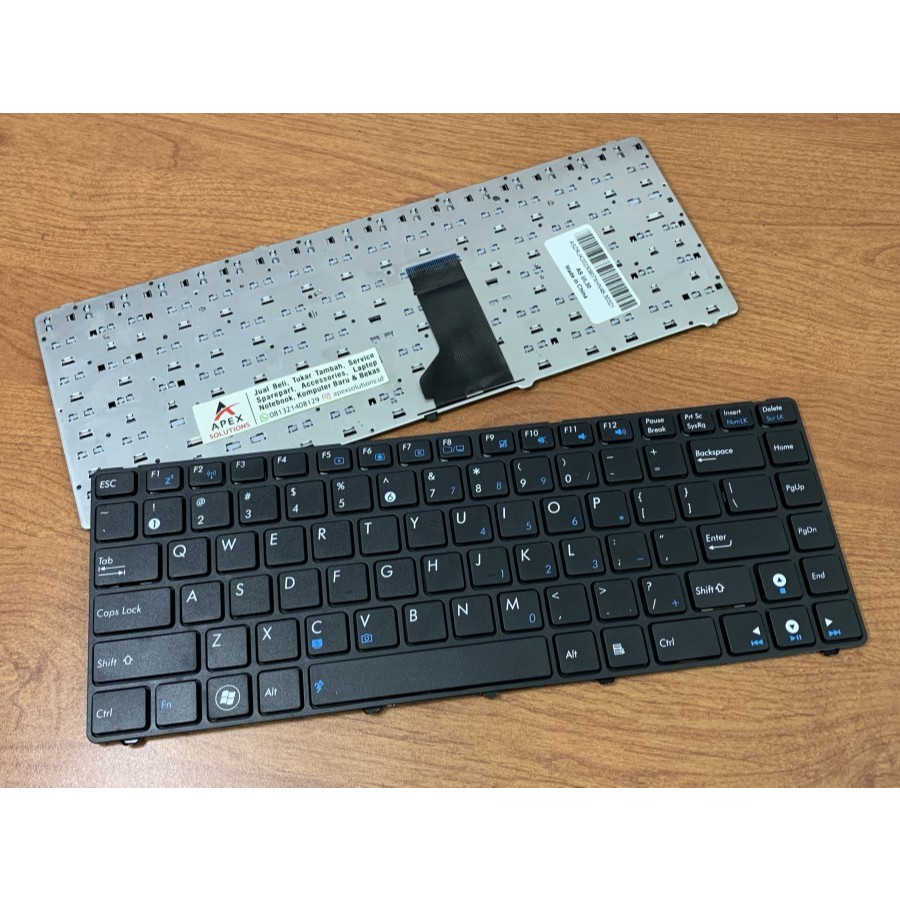 คีย์บอร์ด Asus K43U X43U X43 K43 K43E K43SJ K43T K43U N43 พร้อมโบลต์