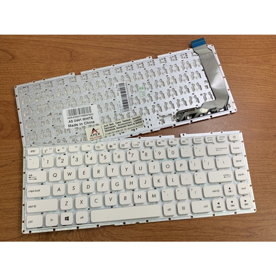 Asus X441 X441N X441NA X441S X441M X441UA คีย์บอร์ดสีขาว