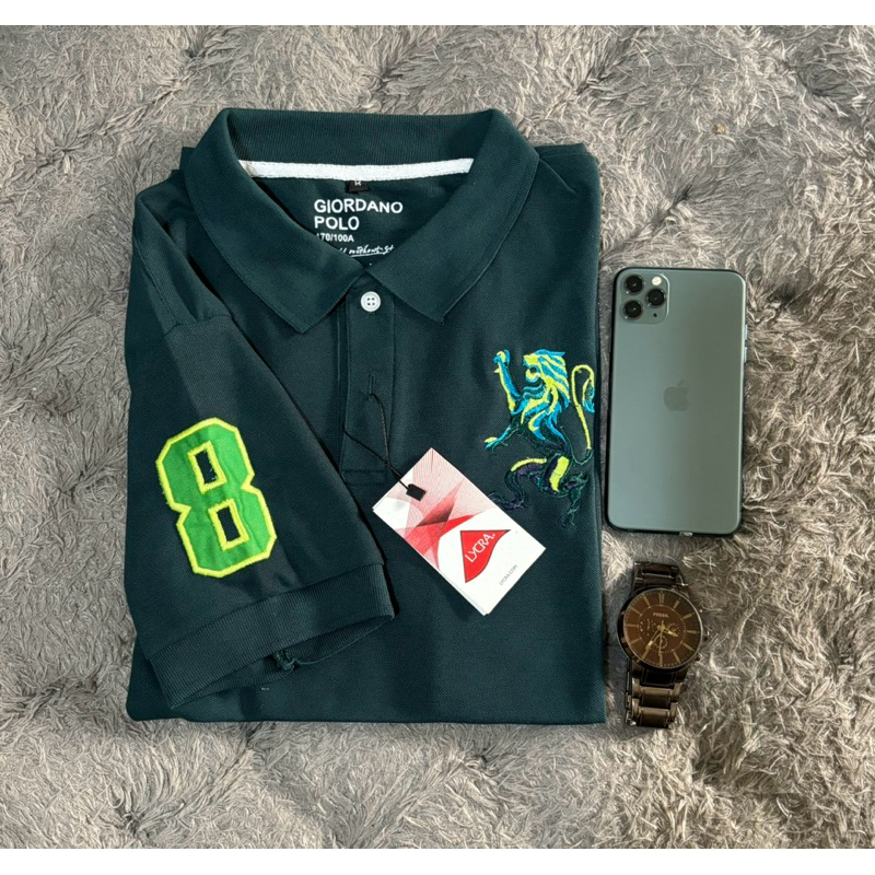 เสื้อยืด GIORDANO COLLAR