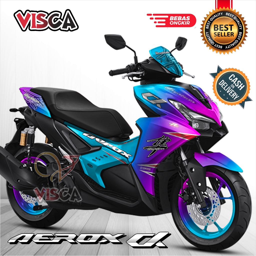 รูปลอก Aerox Alpha Full Body สติกเกอร์ Aerox CX 2025 Cool Striping Aerox Alpha Cx 2025 รูปลอก Variat