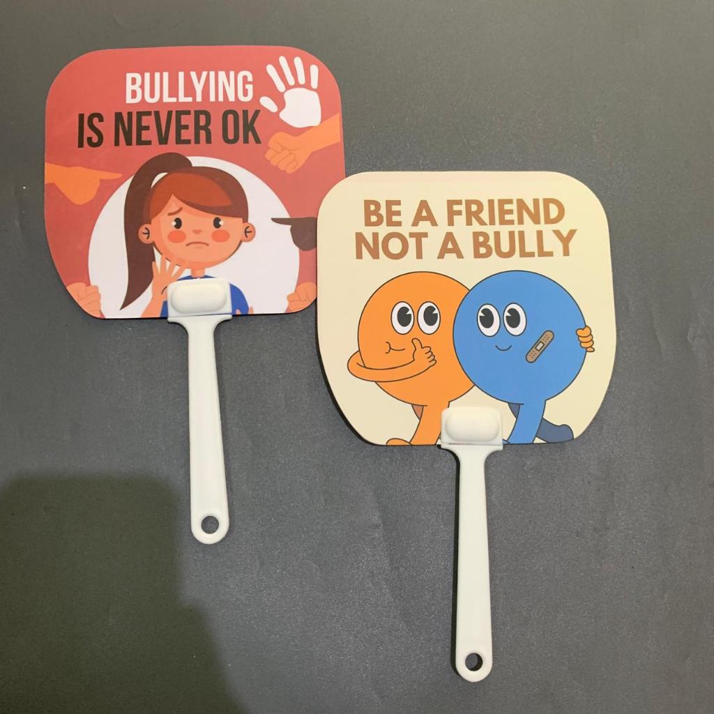 Bullying Is Never OK Fan - Be A friend Not A Bully - Bullying Stop Fan - แพ็ค 10 ชิ้น
