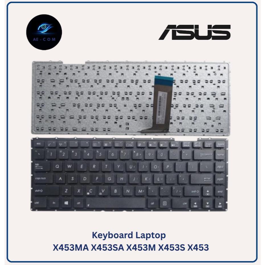 Asus X453MA X453SA X453M X453S X453 แป้นพิมพ์แล็ปท็อปสีดํา