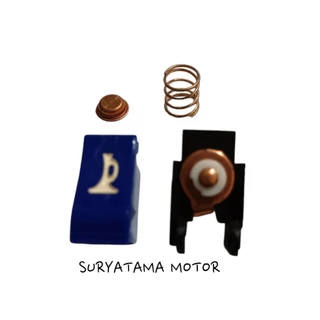 TOMBOL ปุ่มแตรสวิตช์ซ้าย suzuki rc 100 bravo crystal crystal crystal คริสตัลเดิม