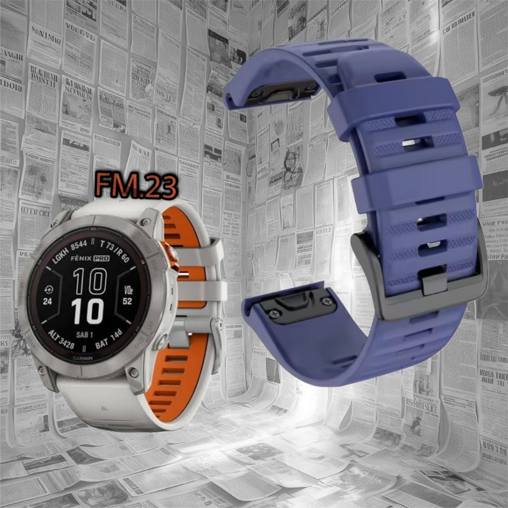 ยางนาฬิกา STRAP QUICK FIT EASY WATCH BAND GARMIN FENIX 5X 6X 7X 8 51MM SOLAR AMOLED SAPPHIRE PLUS 3 