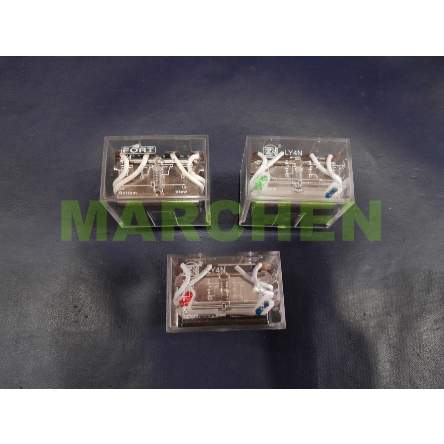 RELAY LY4 / LY4N 14P ขาขนาดใหญ่ 12V DC / 24V DC / 220V AC