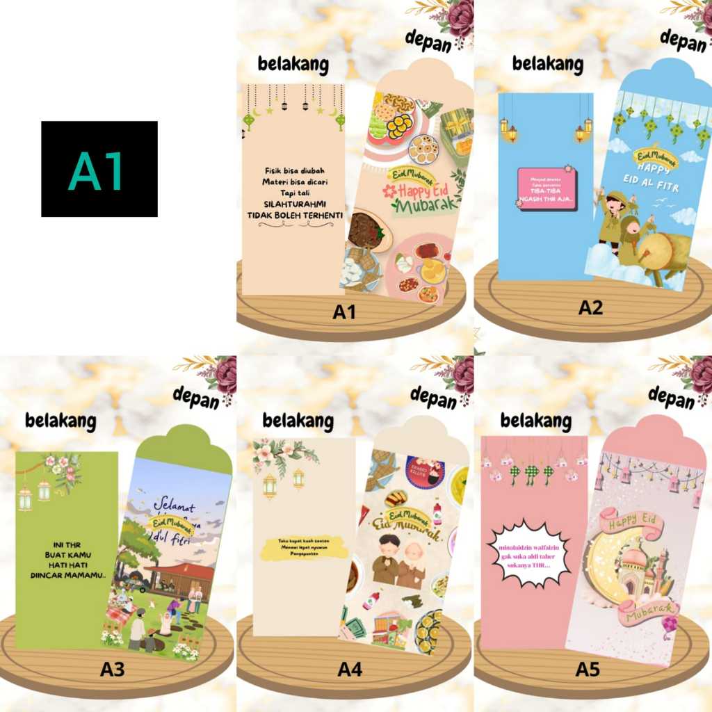 Eid al-Fitr Envelopes 2026 เนื้อหา 50 ชิ้น ซองจดหมาย/ซองจดหมาย Eid เนื้อหา 50 แผ่นน่ารักที่ไม่ซ้ํากั
