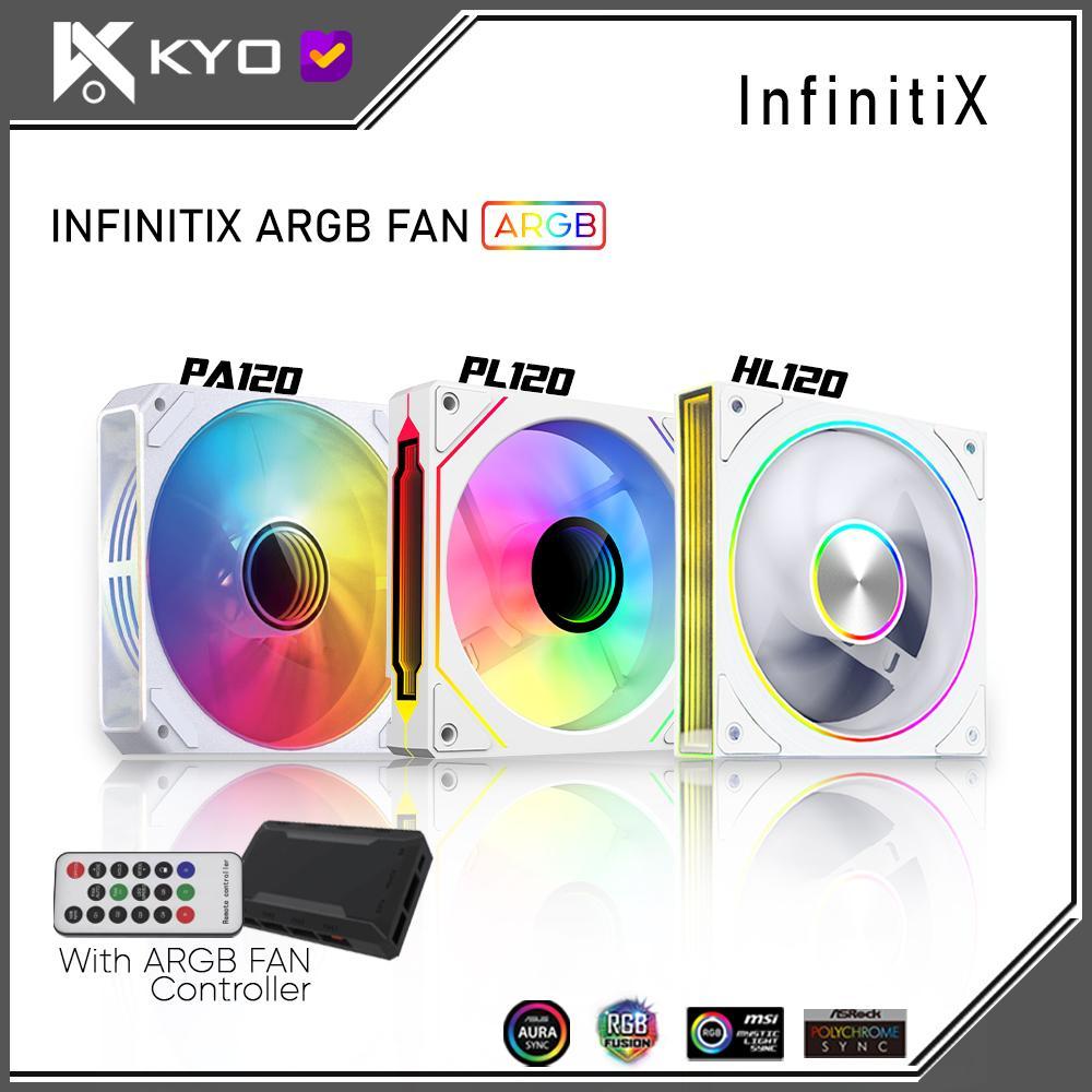 KYO InfinitiX HL120 / PL120 / PA120 Fan ARGB 120mm ARGB Sync InfinitiX Fan case ARGB