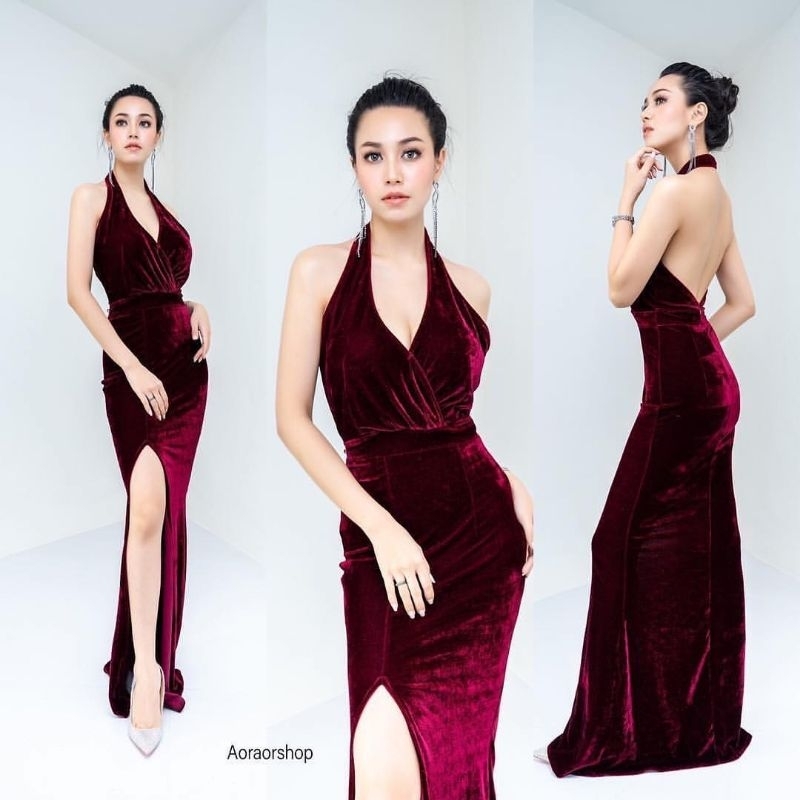 Aina Longdress Velvet 811