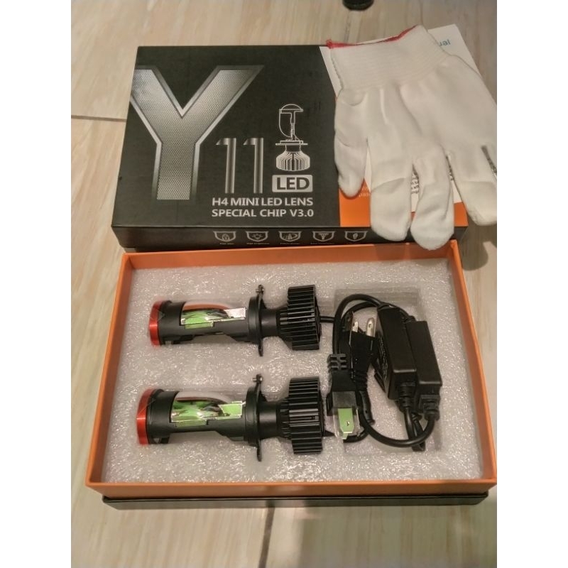 CAHAYA 2PCS H4 150W Y6D/Y7D/Y8D/Y11D/Y15D/Y17D H4 6000K คุณภาพสูง Led ไฟหน้าสําหรับรถยนต์