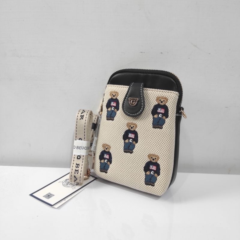 TTWN GUOBEAR Original - GO2012 - TTWNBEAR Womens PHONEBAG - SLING BAG - BEAR SLING BAG