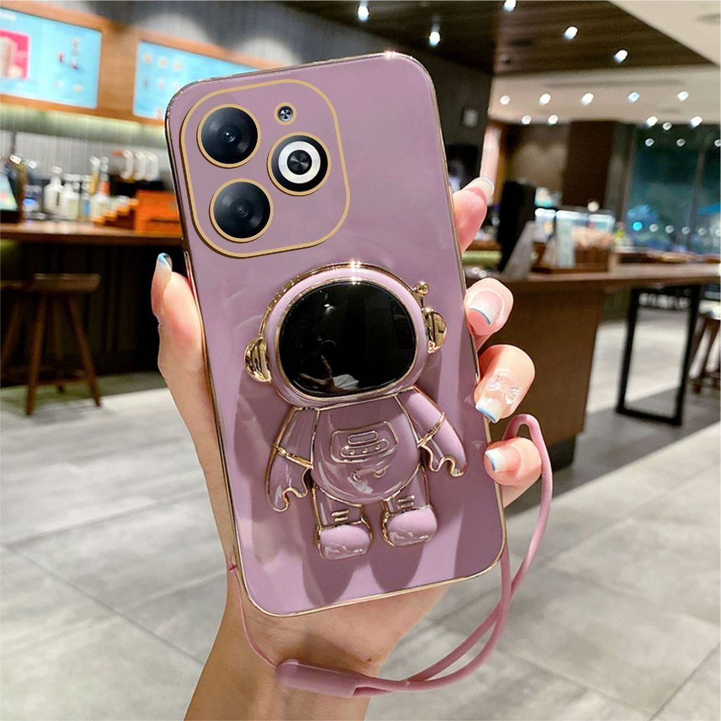เคสนิ่ม INFINIX Hot 40 / 40 Pro / 40i / 30i / Hot 11 NFC / GT 30 Pro / GT 20 Pro ขาตั้งนักบินอวกาศ P