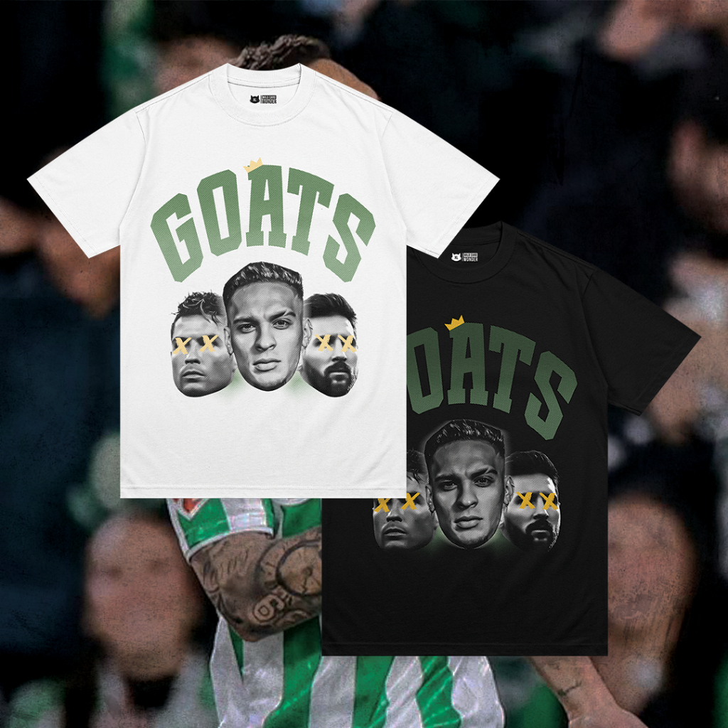 GOATS ANTONY - เสื้อยืดปกติ 20s - เสื้อฟุตบอลลูกวัวแท้ Antony