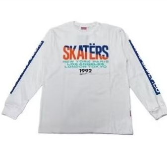 B LONGSLEEVE JL USA 2 สีขาว-YB058