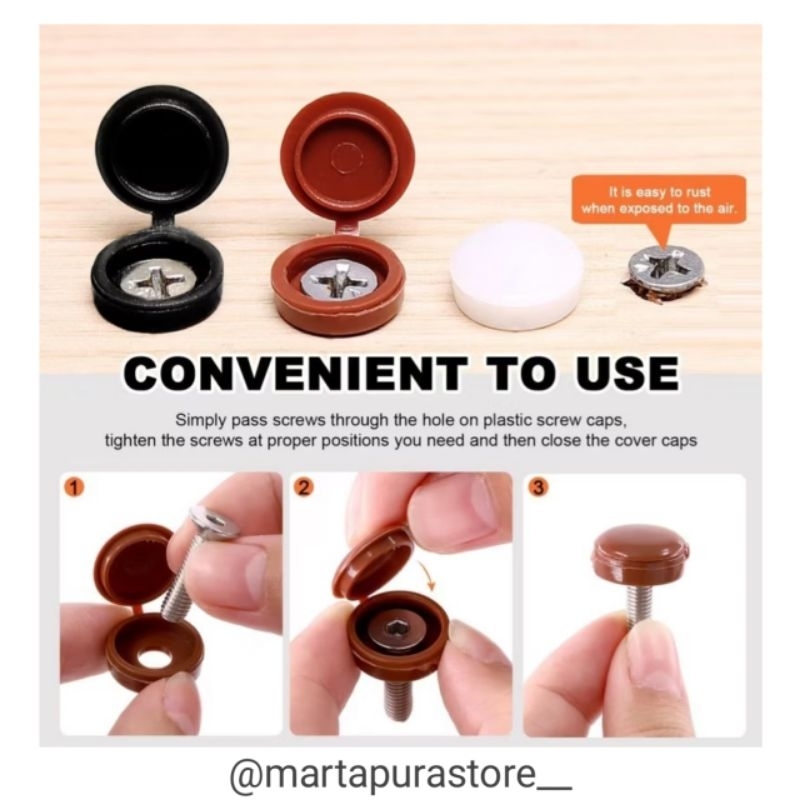 SCREW CAP / BOLT CAP 10 ชิ้น