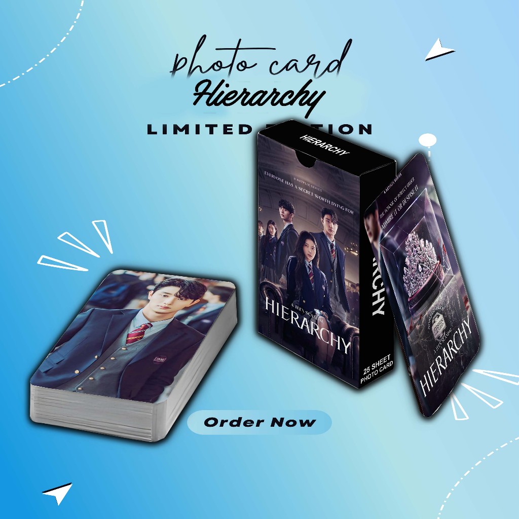 KDRAMA HIERARCHY PREMIUM PHOTOCARD SET 25 แผ่นฟรีกล่อง