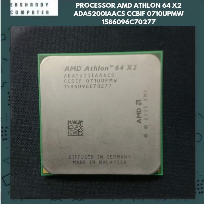 AMD ATHLON 64 X2 ADA5200IAA6CS CCBIF 0710UPMW PROCESSOR 1586096C70277 - ercomp2