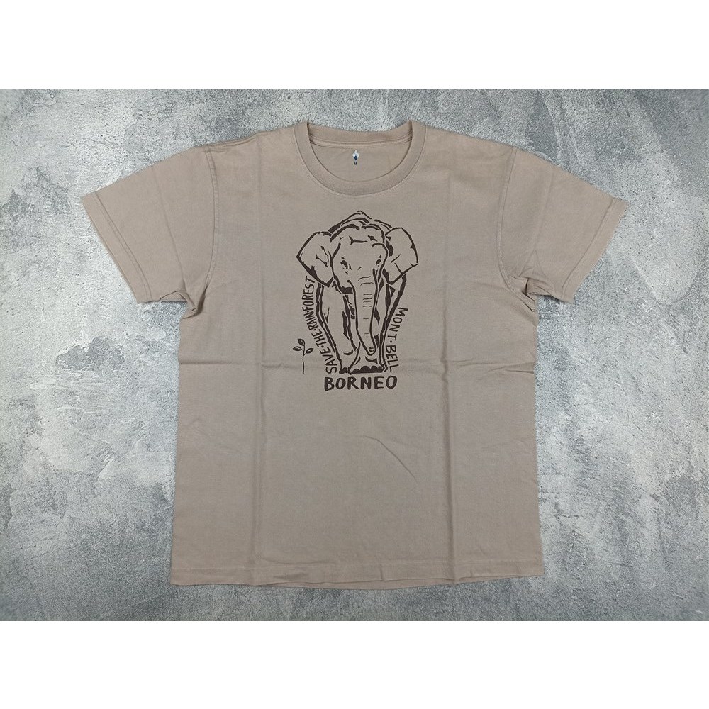 เสื้อยืด MONTBELL Borneo Elephant Mountain