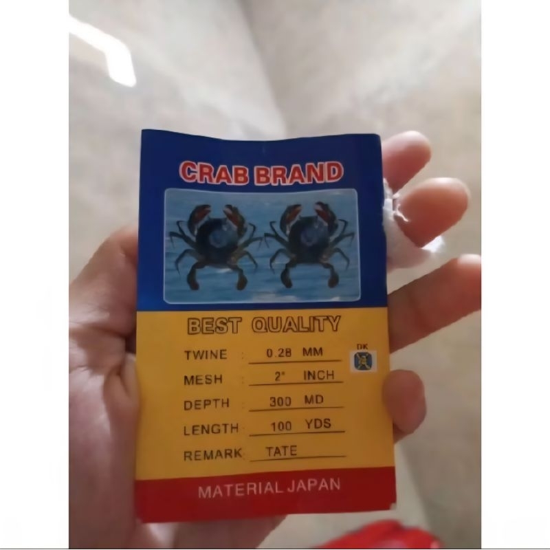 ตาข่าย 0.28 x 1 3/4" / 1 3/4in 100x100 TATE CAP PANDA / CRAB