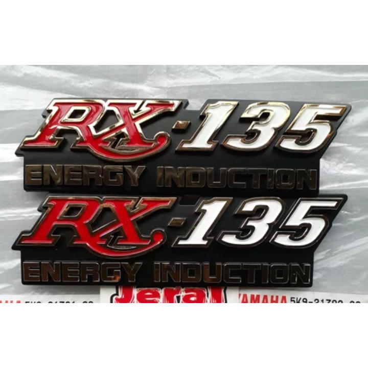 RXK RX135 RX-135 มาเลเซียโลโก้ EMBLEM PAIR