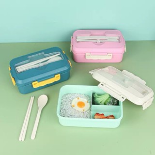 LUNCH BOX 1000ML SET LUNCH BOX ฟรี SPOON CHOPSTICKS - BENTO LUNCH BOX ​1000มล