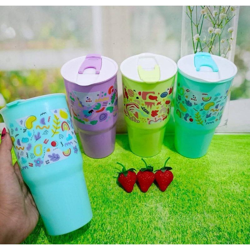 Keiko Viola Tumbler / Keiko Lid Glass / Motif Tumbler ความจุ 750ml