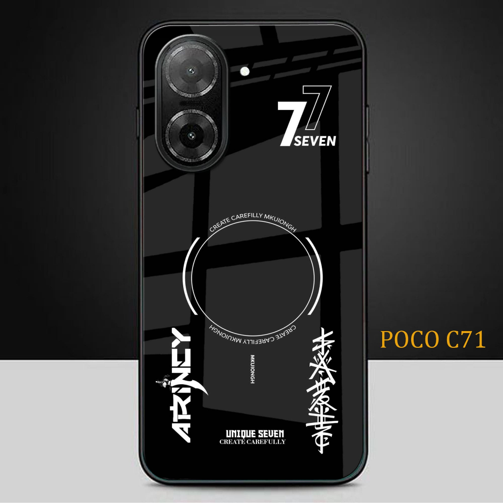 เคสโทรศัพท์กระจก HP Glitter สําหรับ POCO C71 - เคสโทรศัพท์ POCO C71 - K68