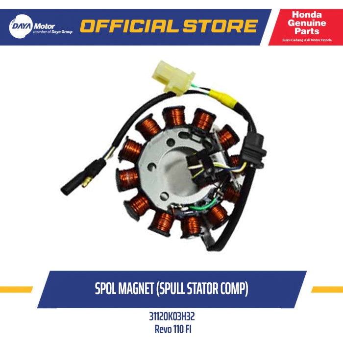 แม่เหล็กสปูล (Spull Stator Comp) - HONDA Revo 110 FI 31120K03H32