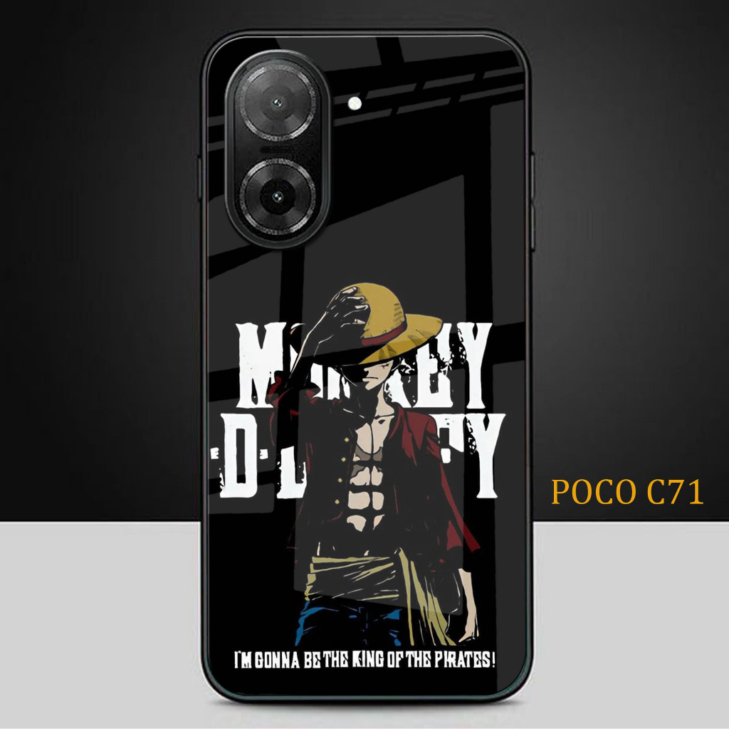 HP Glitter Glass เคสโทรศัพท์สําหรับ POCO C71 - เคสโทรศัพท์ POCO C71 - K56