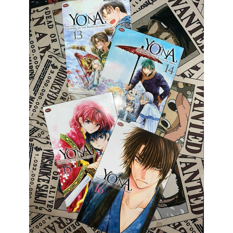 มังงะ Akatsuki no Yona / Yona of the Dawn NEW / STILL SEALED vol.13,14,15,16