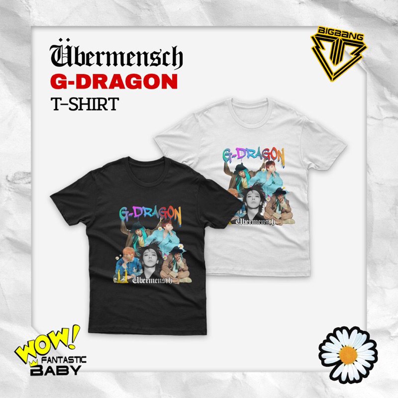 เสื้อยืด Kpop G-DRAGON BIGBANG – เสื้อยืด Merch G-DRAGON BIGBANG – เสื้อยืด Kpop ที่ไม่ซ้ําใครพร้อมก