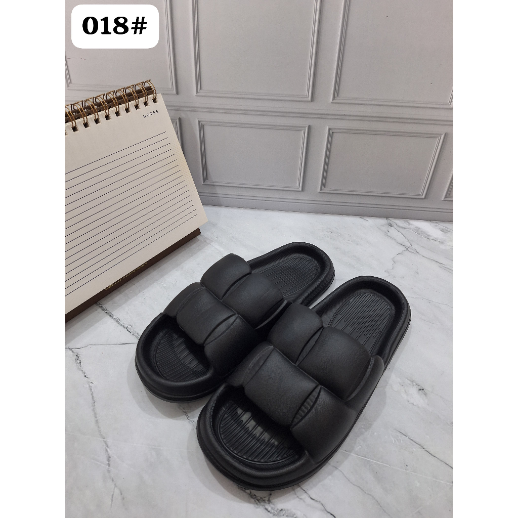 SLIP ON SANDALS HOUSE SANDALS รองเท้าแตะ LATEST SLOP สําหรับผู้หญิง - ผู้ชาย | 018