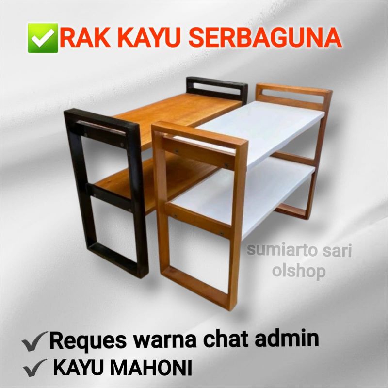 BOOKSHELF / MINIMALIST WOODEN SHELF / SEEBAGUNA SHELF / DESK ORNAMENT