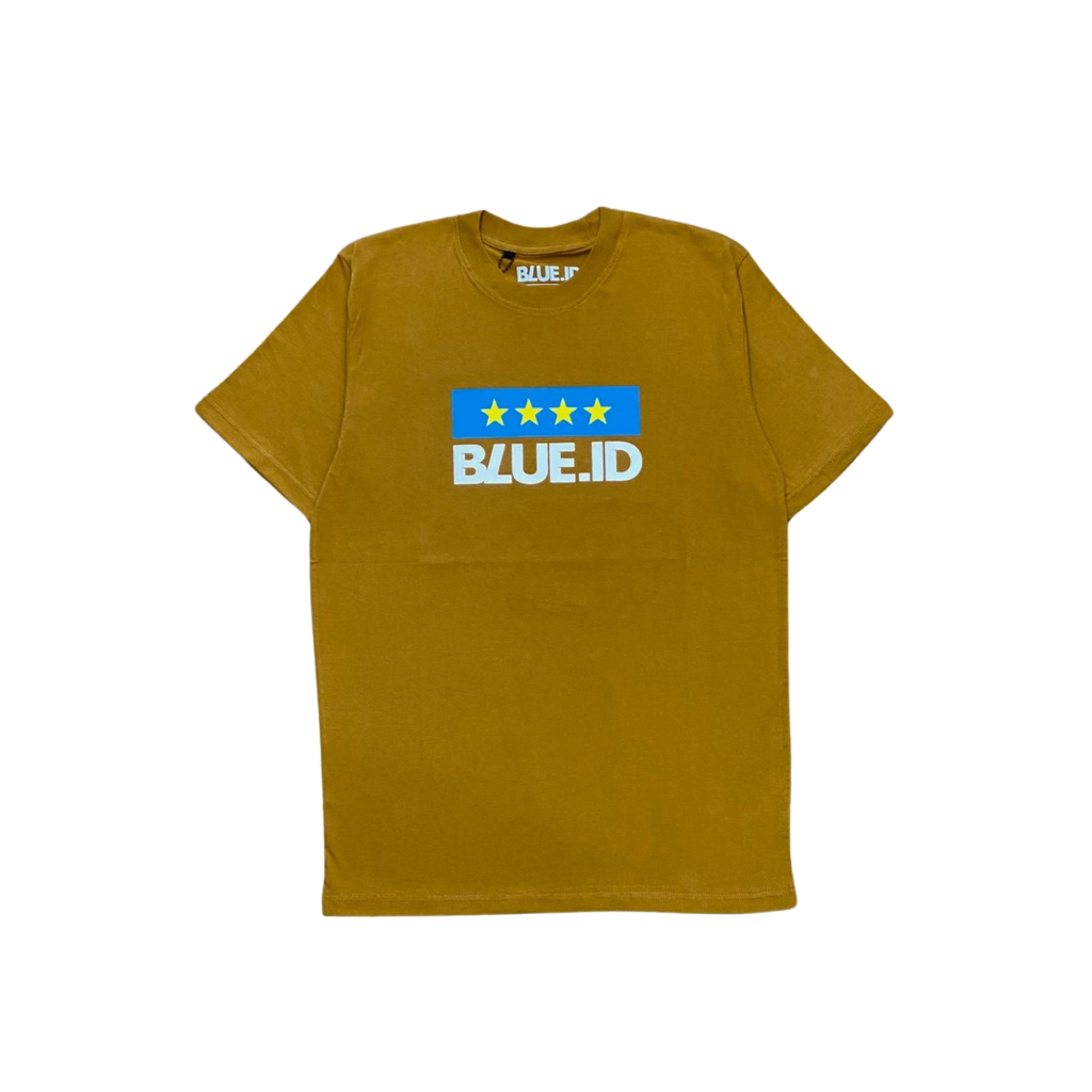 เสื้อยืด BLUE.ID BASIC FOUR STARS BROWN