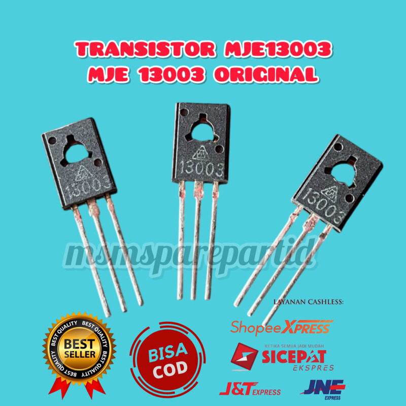 ทรานซิสเตอร์ MJE13003 MJE 13003 ต้นฉบับ