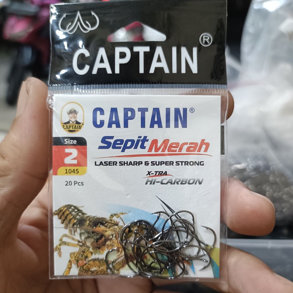 MERAH CAPTAIN SHRIMP FISHING RED SEPIT CARBON MATERIAL