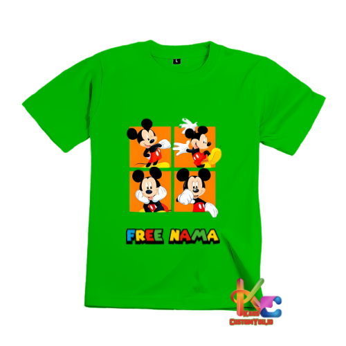 เสื้อยืดเด็ก Mikey Mouse แบบกําหนดเอง